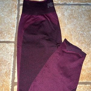 Pink Seamless Leggings